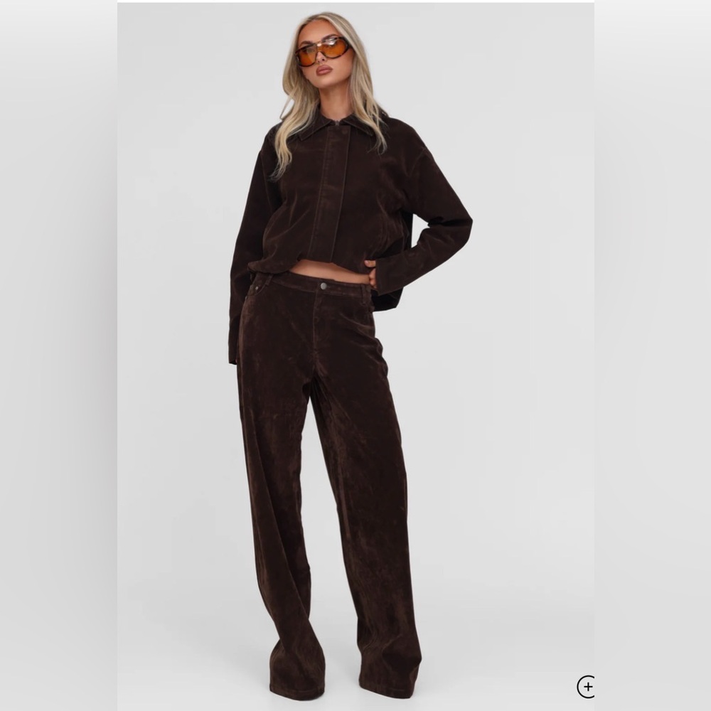 Tiger mist chocolate suede pants